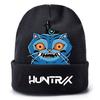 Kids Boys Girls Demon Hunters Rumi Zoey Mira Derpy Printed Knitted Hat Thread Velvet Cap Autumn Winter Warm Knitted Hat