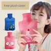Fractal Water-Filled Hot Water Bottle Small Size for Warming the Abdomen and Waist, Explosion-Proof, Warm Hand Warmer, Pvc Rubber Hot Water Bag