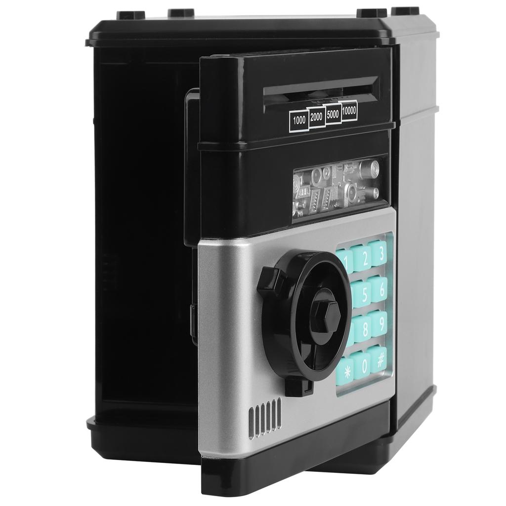 Электронная Копилка Моделирование Банкомат Пароль Копилка Наличные Монеты Сберегательная Коробка Подарок для KidBlack