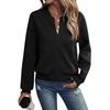 Womens Long Sleeve Zip Up Sweatshirts Jackets Full Zipper Lightweight Jacket Casual Pocket Loose Outwear Coat
