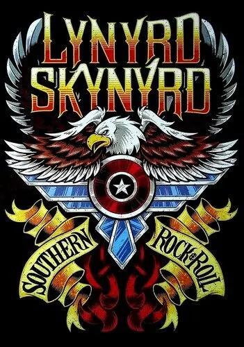 Постер Lynard Skynard - Южный Рок-н-Ролл - Вставка Фото Качества