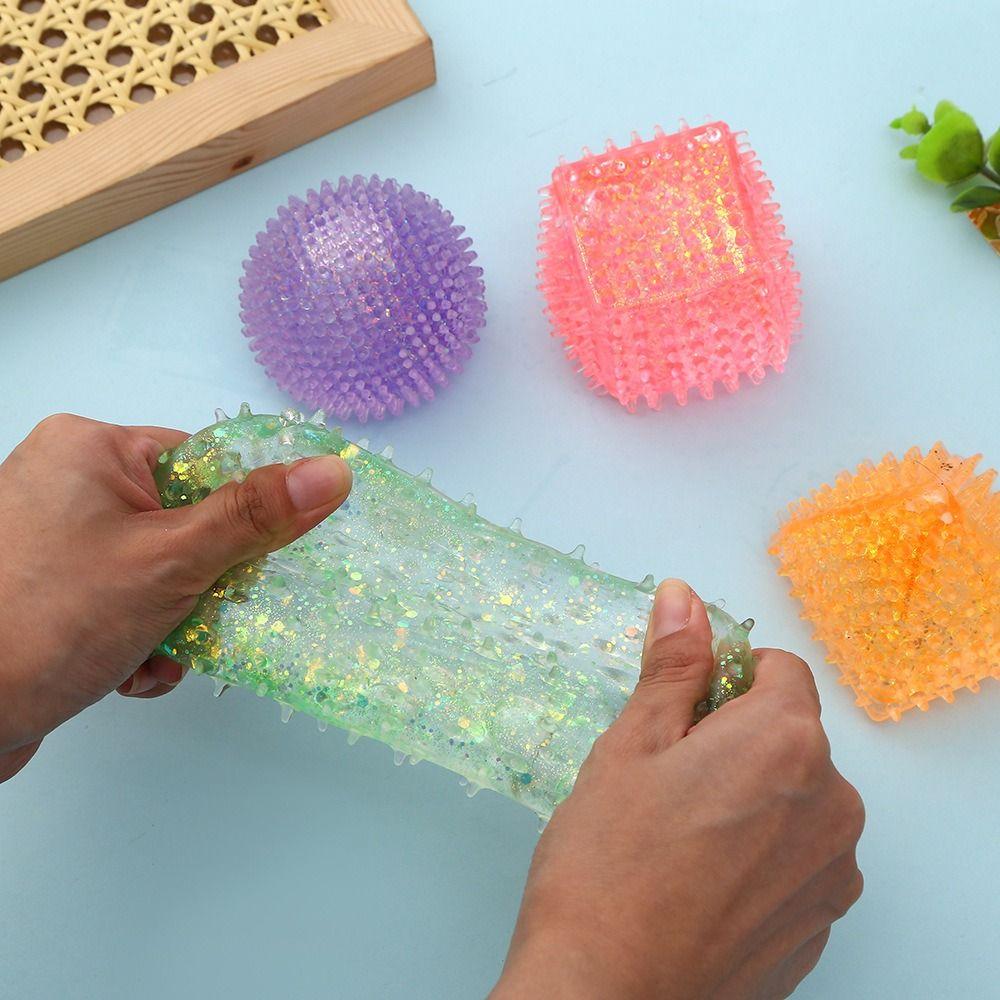 Geometric Shapes Maltose Fidget Squishes Slow Rising Sensory Toy Squishy Ice Ball Office Home