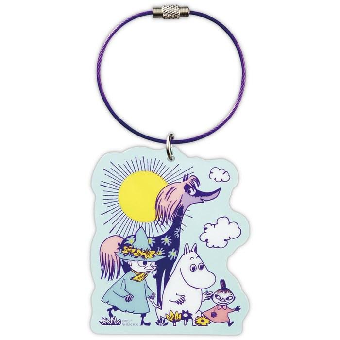 Hallmark Moomin Keychain Happy in Nature Green 834302 120x60mm