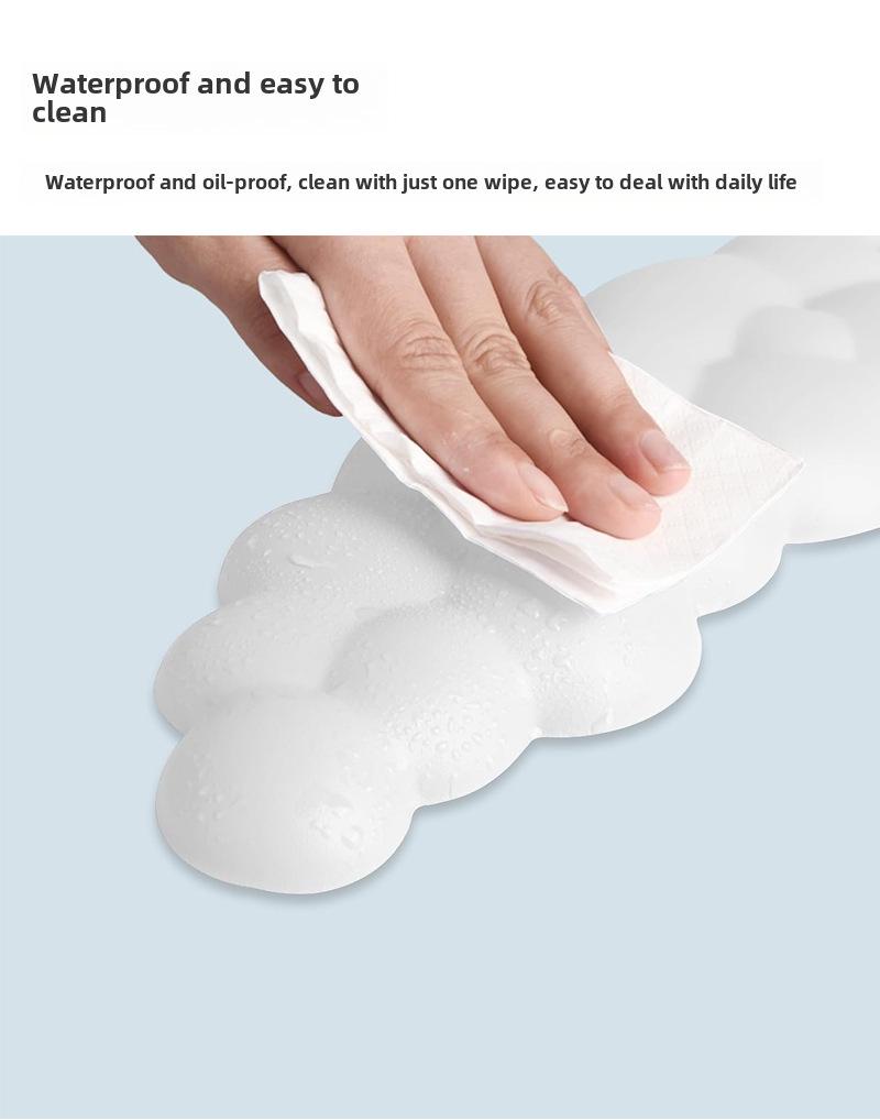 Горячая Распродажа Однотонная Цветная Пеноматериала с Эффектом Памяти Клавиатура Поддержка Запястья Для Набора Настольных Текстов