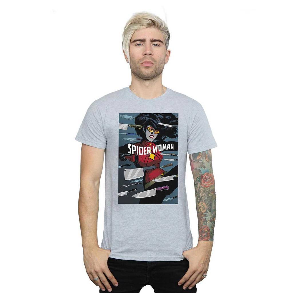 Marvel Mens Spider-Woman Cover T-Shirt