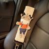 Automobile Seat Belt Shoulder Protector Pairs of All Year Round Universal Cartoon Cute Car Interior Decorations Goddess Stylish Safety Belt Cover