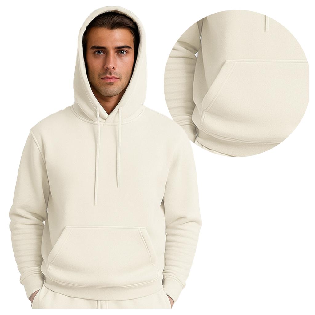 Men's Sweatshirt Comfortable Daily Casual Daily Wear Elegant White Men's Sweatshirt Comfortable Daily Casual Daily Wear Elegant White