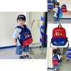 Adorable Cartoon Car Backpack For Boys And Girls Lightweight Oxford Cloth Design For Kindergarten