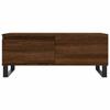 Coffee Table Brown Oak Look 90 x 50 x 36.5 cm Engineered Wood