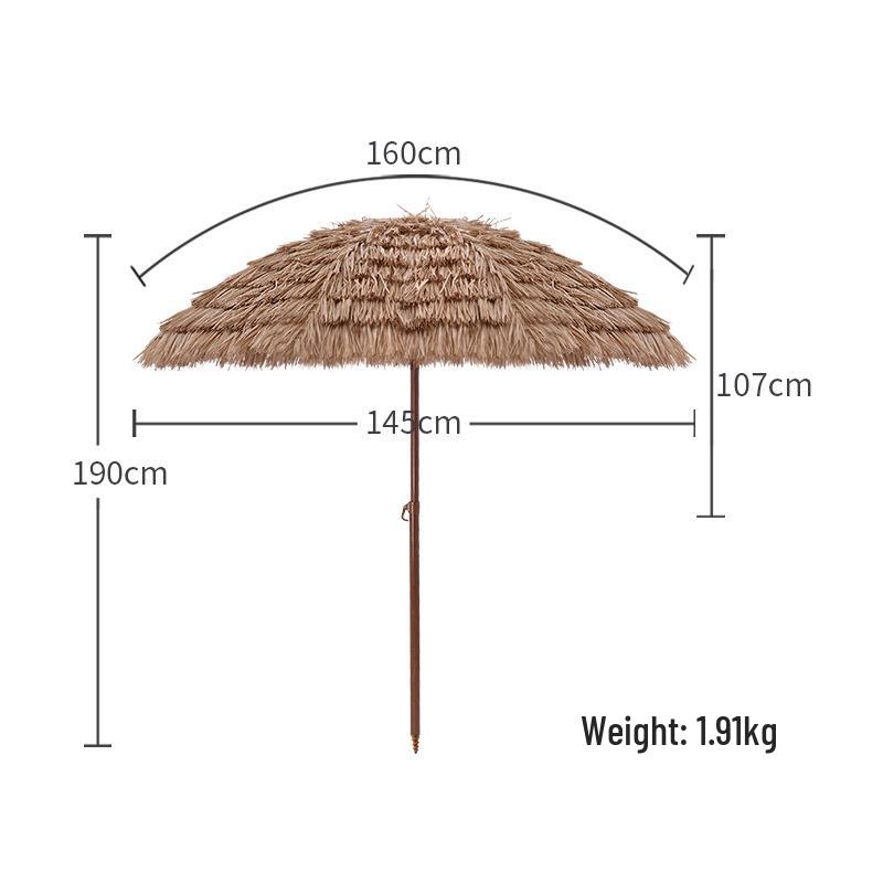 Outdoor Garden and Beach Sunshade Umbrella for Courtyards, Homestays, Farmhouses, and Commercial Centers