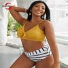 Women Bikini Set Sexy Swimwear Two Pieces Swimsuit Bathing Suits Bodysuit Beachwear Swimming Sets Plus Size Female