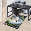Office Carpet Soft and Comfortable Sofa Rug for Under Chairs, Protection Mat with Cute Teddy