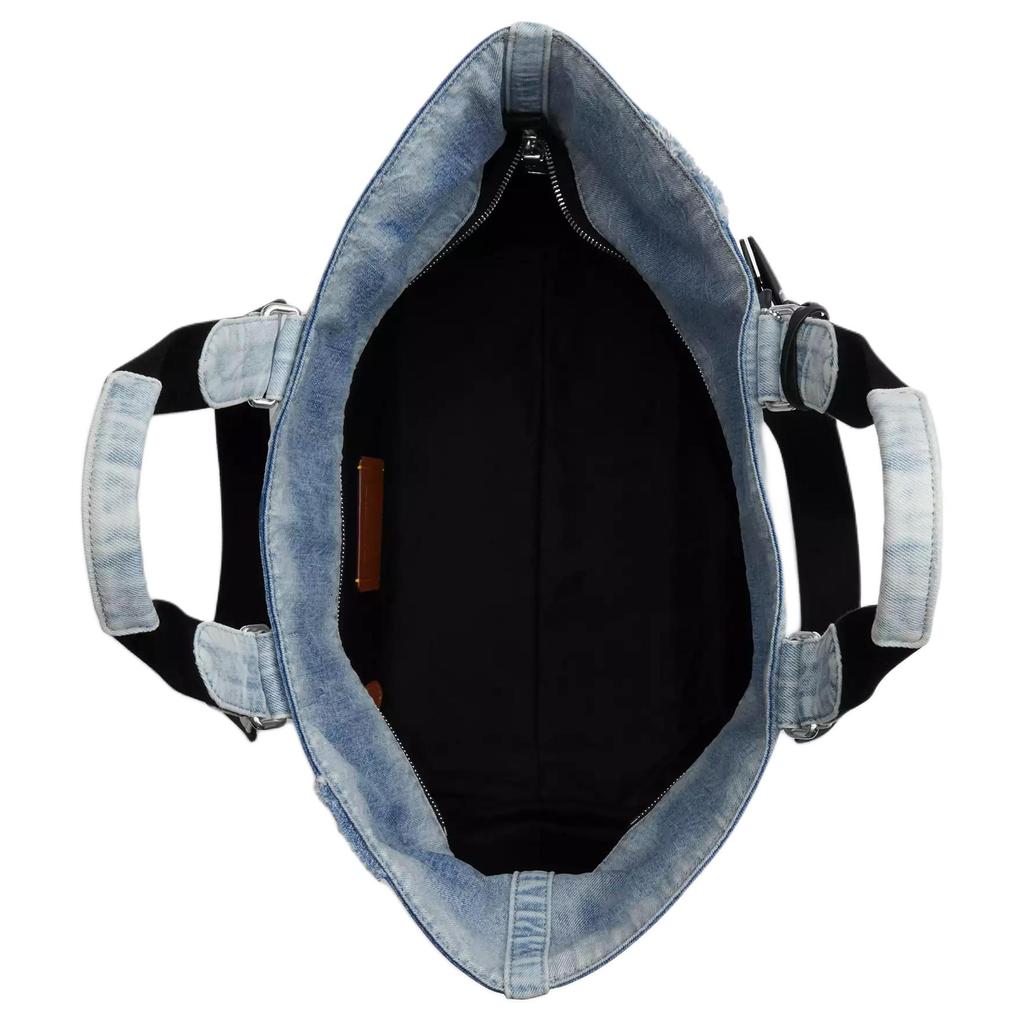 Coach Tour 29 Removable Card Case Shopping Denim Tote Bag Small Unisex tote bags Indigo CDY49-SVNIM