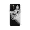 Чехол для телефона Cat Cute Kitten Catling для iPhone 5 5S 2020se 6 6s 7 8 plus x 10 XR XS 11 12 13 mini pro MAX, черная задняя крышка из ТПУ