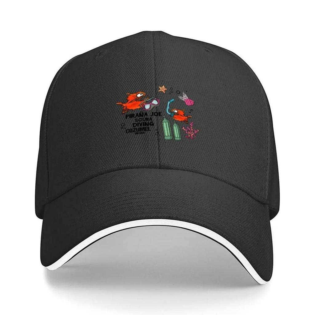 PIRANA JOE SCUBA Baseball Cap golf hat genuine sun hat tactical cap Rave Womens Hats Unisexs