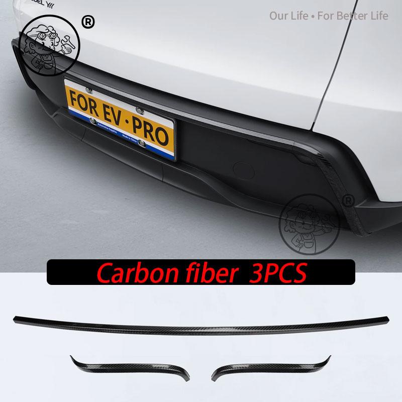 For Tesla Model YL 2026 2027 Car Rear Bumper Stainless Steel Anti-Scratch Strip Rear Anti-Collision Decorative Strip Accessories