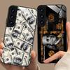 Стеклянный чехол для мобильного телефона с изображением доллара США для Samsung Galaxy S26 S25 S24 S23 S22 S21 S20 Note20 Plus FE Ultra Красочная крышка