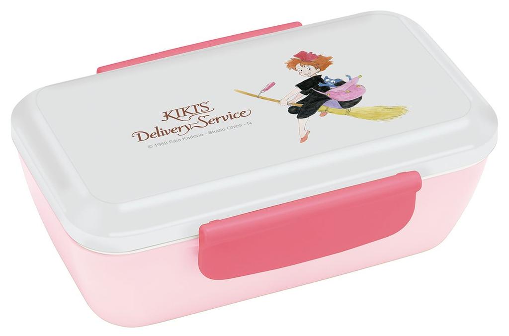 Skater Stylish Bento Box with Fluffy Kiki from Delivery Service Studio Made in PFTY5 Design, Kiki's (Watercolor, Ghibli), Japan,