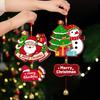 Bell Christmas Pendant DIY Door Hanging Merry Christmas Xmas Window Ornament Festive Decor
