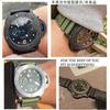 Мягкий силиконовый ремешок для часов Panerai SUBMERSIBLE PAM 441 359 Серии 22 мм 24 мм Мужской ремешок для часов Оранжевый Аксессуары для часов