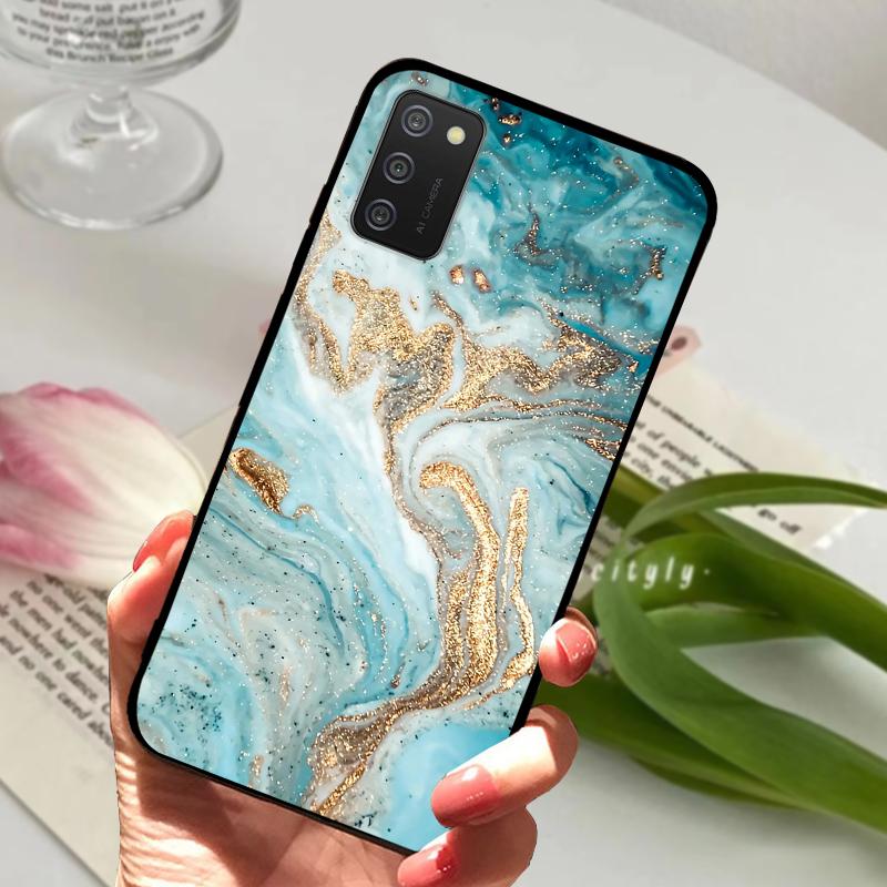 Чехол для Samsung Galaxy A02s A02 Животные Ударопрочный Мягкий Силикон ТПУ Чехол для Телефона Для Samsung Galaxy A03 Coque A03S Бампер Fundas