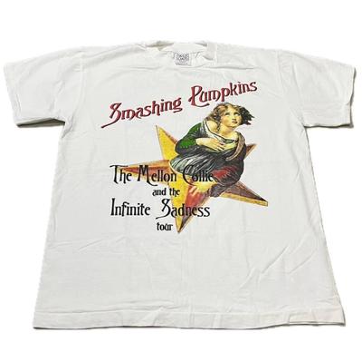 Винтажная футболка Smashing Pumpkins The Mellon Collie Infinite Sadness Tour РЕПРИНТ