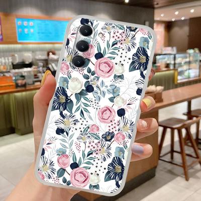 Чехол с цветочным узором для Samsung Galaxy S23 S22 S21 S20 Fe S10 Plus Ultra Lite S9 S8 S7 Edge S10e 5g Мягкий силиконовый чехол