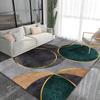 Nordic Light Gray Large Living Room Carpet Light Luxury Decorative Rug for Bedroom Geometric Carpets Non-slip Sofa Side Foot Mat