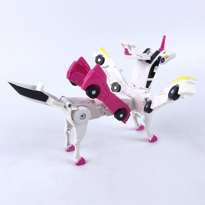Tianyi Magic Pegasus Unicorn Магнитное поглощение, столкновение, деформация, автомобиль, робот, дети, мальчики и девочки, игрушка в подарок