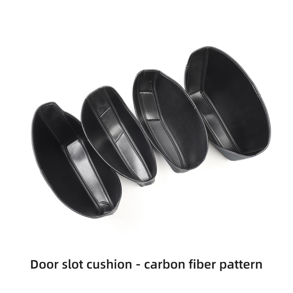 LUCKEASY для Tesla Model Y-2023, товары для салона автомобиля, дверная накладка для хранения стакана с водой, защитная накладка на дверной слот