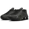 Nike Мужские кроссовки Shox R4 Triple Black 2025 Ярко-малиновый HQ1988-001