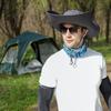 Летняя шляпа от солнца с большими полями 15 см для мужчин и женщин, дышащая рыболовная кепка, солнцезащитная сетка с защитой от ультрафиолета, рыболовная кепка для походов и пляжа
