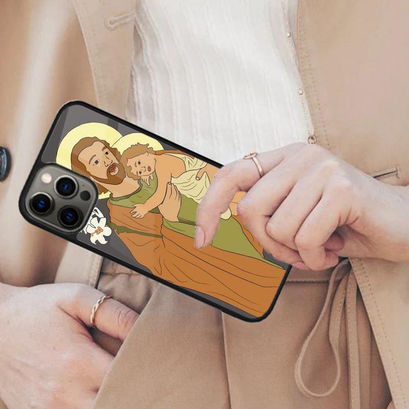 San Judas Colored Design Magnetic Phone Case For APPLE iPhone 17 Air 16 14 13 12 Pro Max 15 Plus Wireless Charge MagSafe Cover