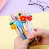 Back To School Season 10pcs Creative Neutral Pen Cartoon Patch Girl Sign Pen Morandi Patch Neutral Pen Gift Writing Smooth Office