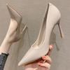 SX988-1 Sexy Stiletto High Heels Women's Pointed Patent Leather Super High Heels Women's Shoes