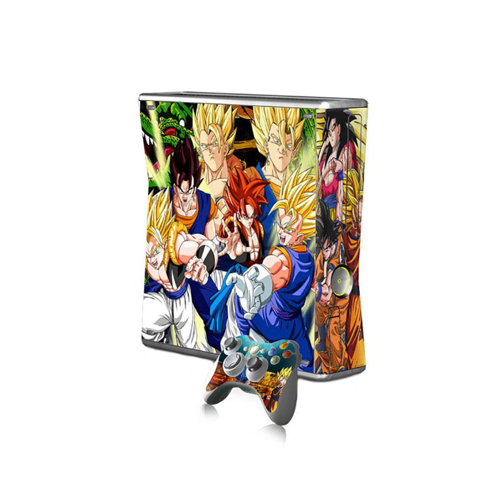 Новый виниловый стикер для Xbox360 slim и 2 скина для контроллеров