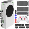 Пылезащитный чехол для Xbox Series S, Аксессуары с 4 пылезащитными заглушками и 7 силиконовыми заглушками, 6 колпачков для аналоговых стиков, для белой и черной консоли Xbox Series S