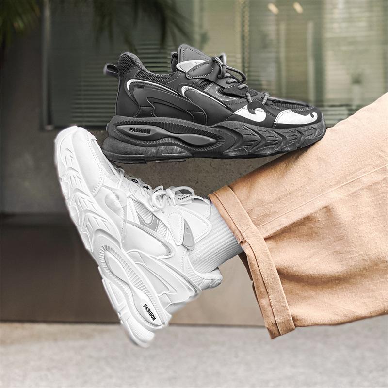 2025 весна и осень новая мужская обувь корейская версия трендовая обувь для пап мужская спортивная обувь молодежная повседневная обувь