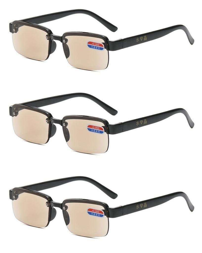 Очки для чтения с линзами из натурального хрусталя для мужчин и женщин с диоптриями +1.0~+4.0, очки для защиты глаз