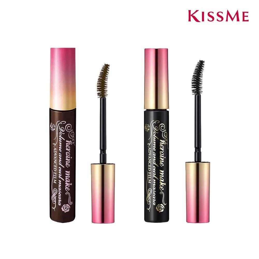 Kiss Me Heroine Advanced Film Водостойкая Тушь для Ресниц с Эффектом Подкручивания, Легко Смываемая