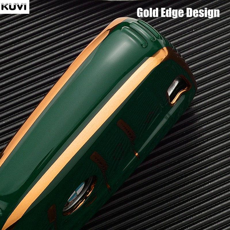 Plating Tpu Car Key Case Shell Cover Fob For Bmw X1 X3 X4 X5 F15 X6 F16 G20 G30 1 3 5 7 Series G11 G32 F11 F39 F48 G01 G02 G07