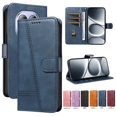 Кожаный чехол-книжка с отделениями для карт для Coque Redmi Note 15 14 13 12 Pro Plus 5G 4G Чехлы Redmi Note 15 4G 5G Обложка Fundas