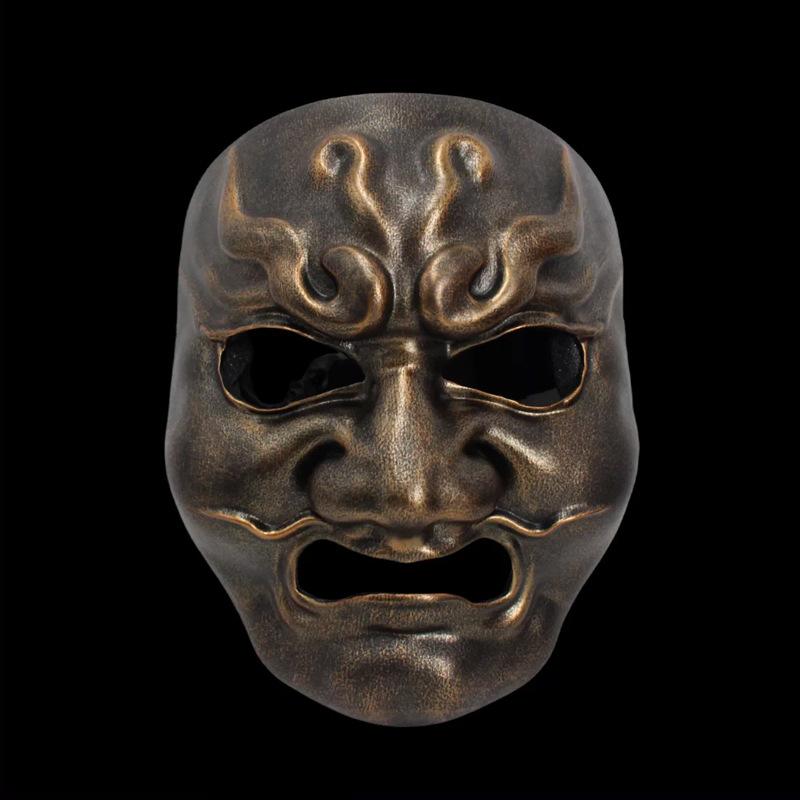 Hot Pot Hero Resin Mask Tang Monk, Sun Wukong, Bodhisattva Eight, Sha Monk, Niu Tou, and the Eighteen Arhats Halloween costume props