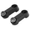 Pair of Motorcycle Mirror Mount Riser M10x1.25 RH LH Rearview Side Mirror Extender Adapter