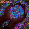 200/100PCS Glow in The Dark Turtle Figurines DIY Crafts, Fairy Garden Decor, Dollhouse Accessories & Terrarium Landscape Design