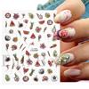 Nail Art Water Transfer Nail Art Фруктовое мороженое Летняя наклейка Торт Маникюр Наклейка Мода