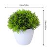 Artificial Plants Potted Green Bonsai Plant Decorative Looks Small Tree Grass Plants Pot Ornament Bonsai Tree Pot Room Decor