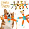 Новая игрушка для собак, плюшевый звук для жевания, пищалка, скрипучие звуки скрежета зубов, интерактивная обучающая игрушка для щенков