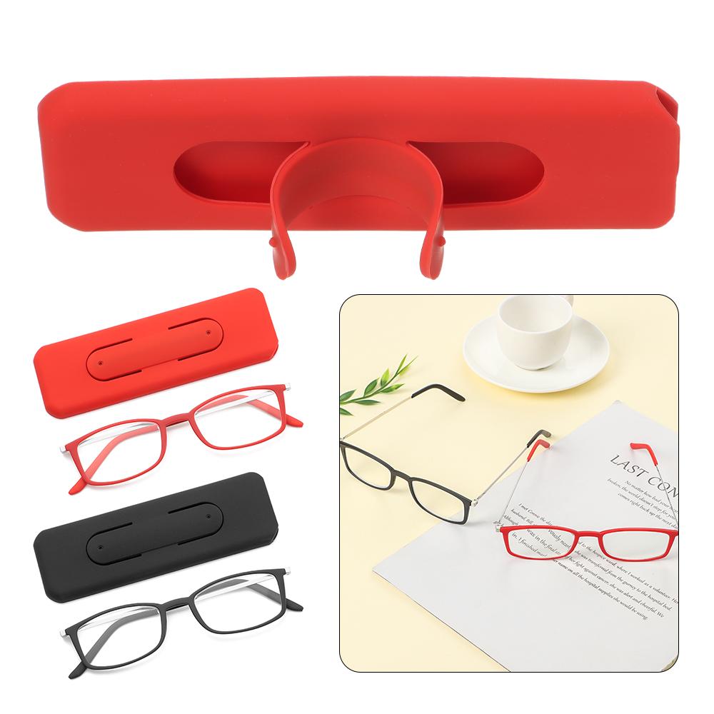 Computer Goggles Anti-blue Light Glasses Presbyopia Eyewear Phone Holder Case Reading Eyeglasses