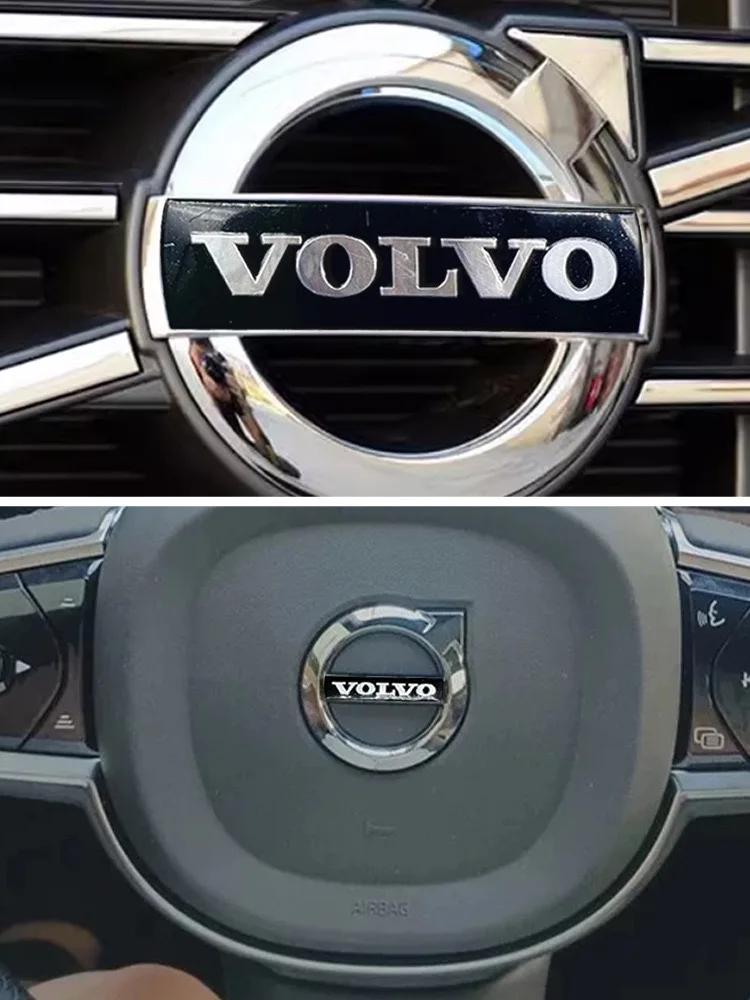 Наклейка на решетку радиатора и руль с логотипом для автомобилей Volvo Rdesign Polestar AWD V50 S60 XC60 S40 XC40 XC90